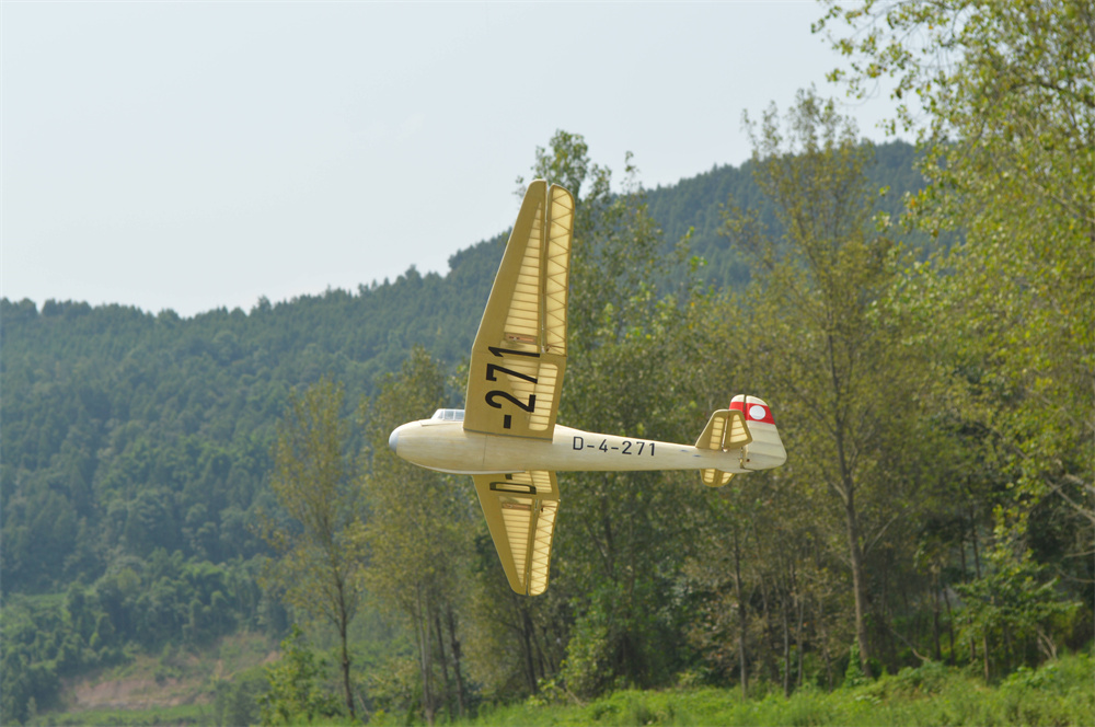 Tony-Rays-AeroModel-Mini-Kranich-112-1498-mm-Spannweite-Balsa-Holz-RC-Flugzeug-Festfluumlgel-KIT-2021174-1